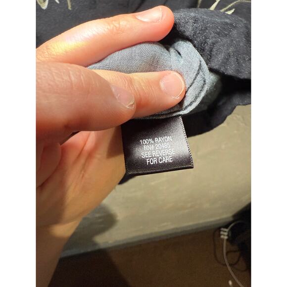 Croft & Barrow mens cocktail hawaiian short sleeve button down camp shirt large‎ - Picture 3 of 7